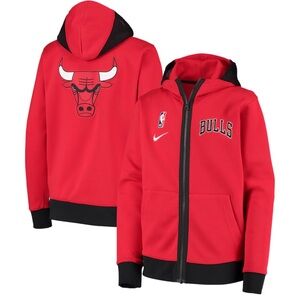 Nike Kids Red Bulls Full-Zip Hoodie Youth Small